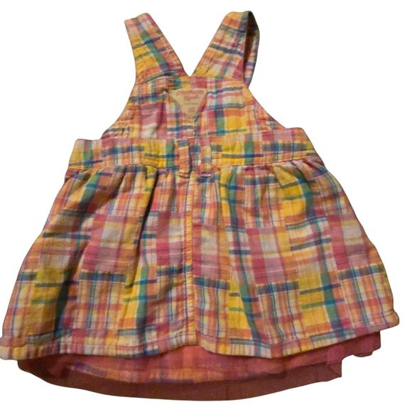 Vintage Osh Kosh B Gosh Plaid Tulle Easter Spring - Picture 2 of 7